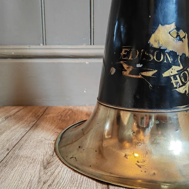 Large Edison phonograph Horn