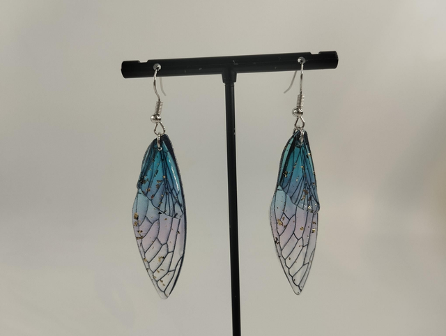 Boucles d’Oreilles Ailes de Fée – Bijoux Féeriques, Légers &amp; Magiques – Cadeau Fantaisie