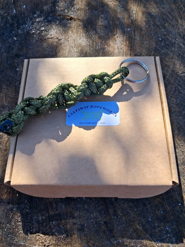 Keyring - Boxed - Khaki Twist