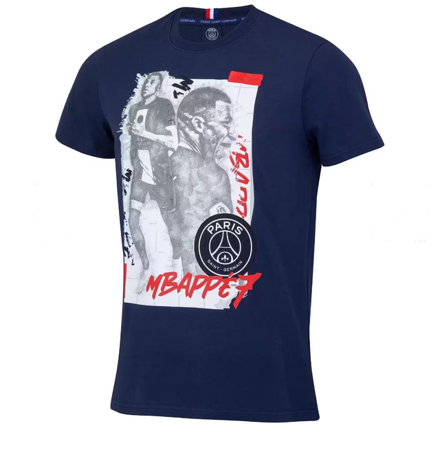 PSG t-shirt collection officielle Mbappé
