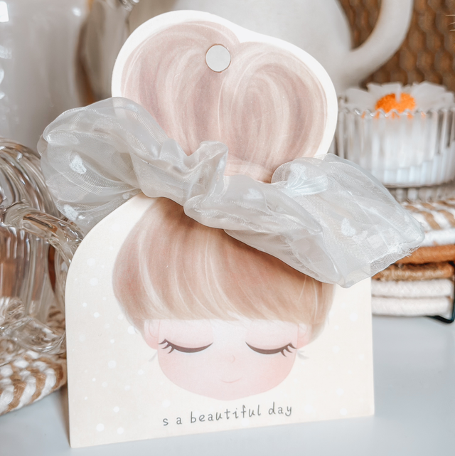 Chouchou Coeur Transparent