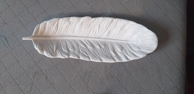 Resine naturelle vide poche plume ou feuille djanko 