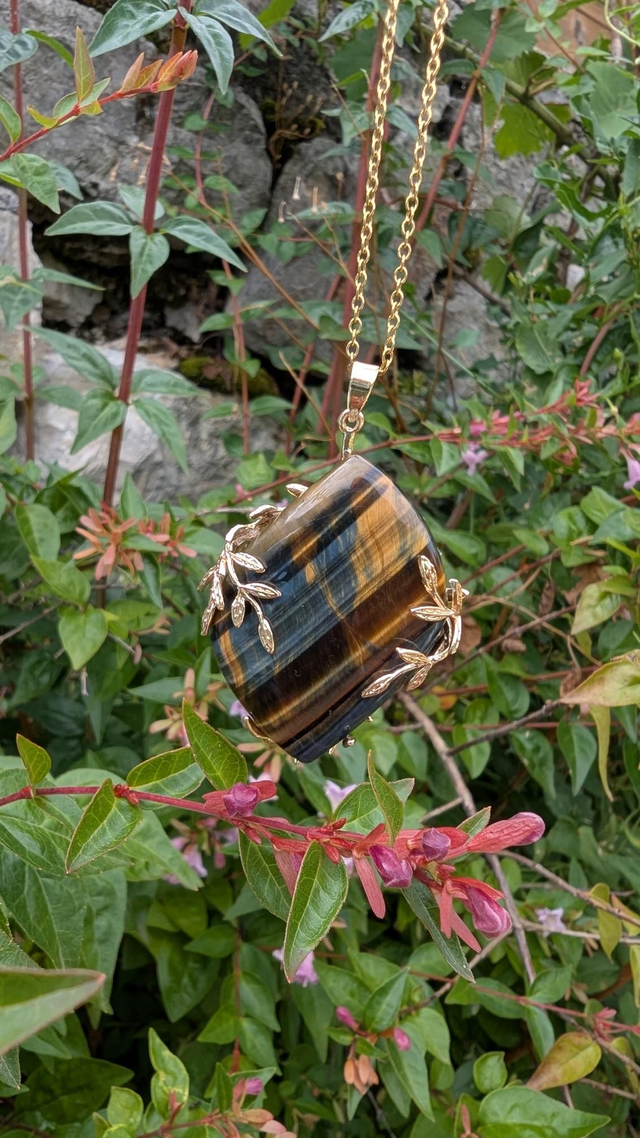 Pendentif Bois Fossilisé 