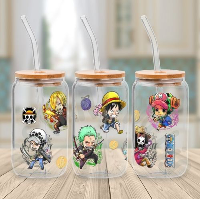 Canette en verre - One Piece 