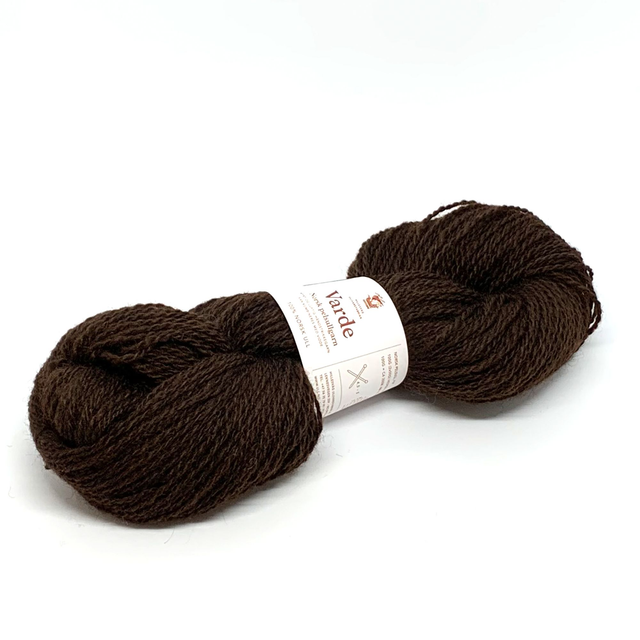 Varde Pelsullgarn 0116 - Dark Brown