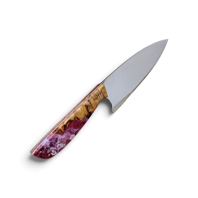 Couteau de cuisine - Loupe de peuplier
