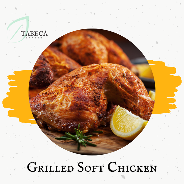 Grilled Soft Chicken Leg (Cut) 