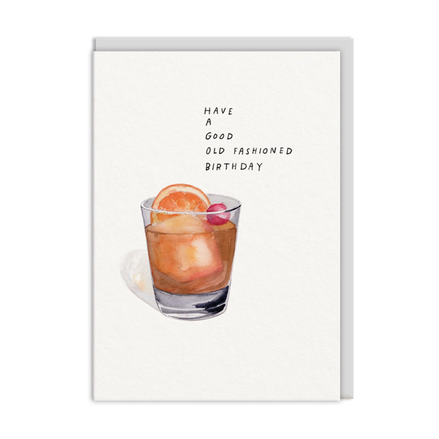 Old Fashioned Birthday Card