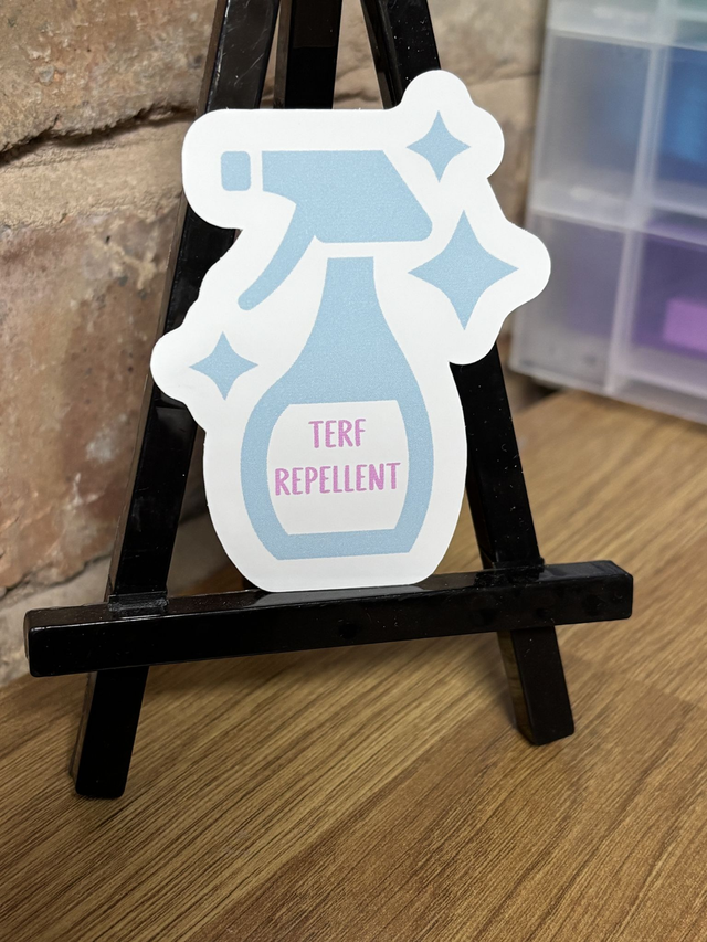 Terf Repellant Sticker