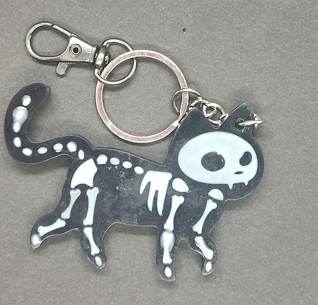 chat squelette émotions