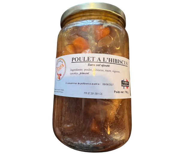 Poulet à l’ hibiscus