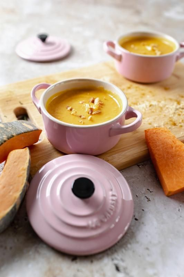 Crema de calabaza y boniato con curry (1L)