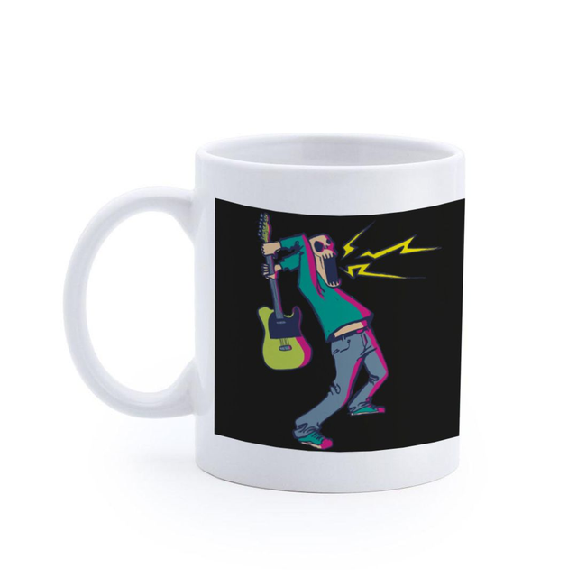 CALAVERA GUITAR TAZA  