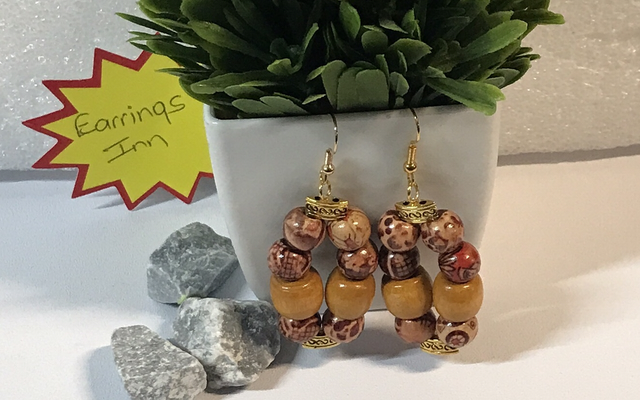 Brown  Dangling Earrings - BRDE52