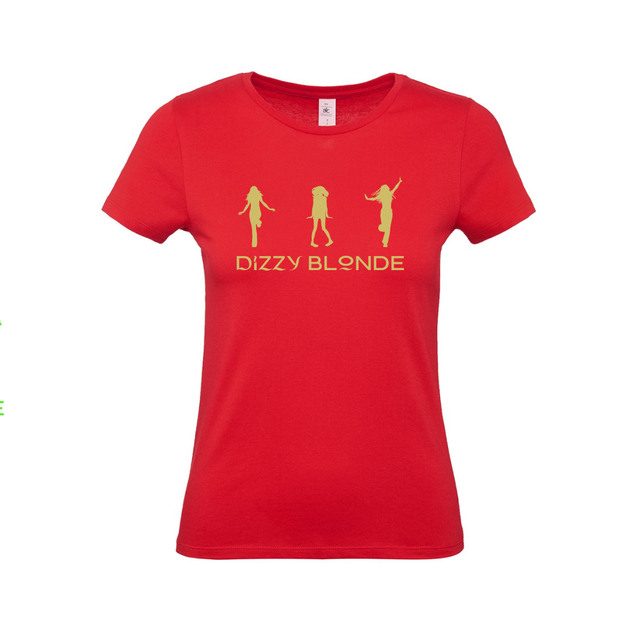 Dizzy blonde Ladies T shirt