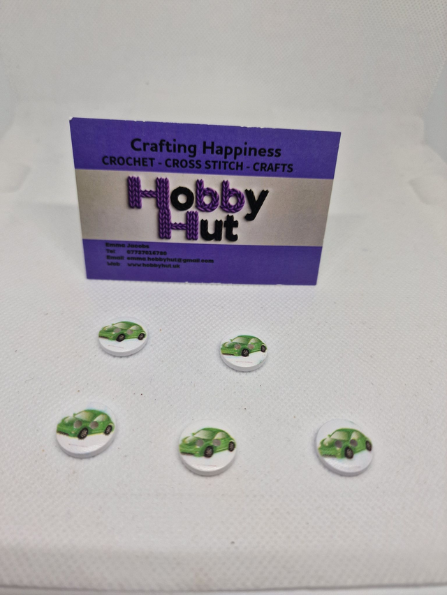 Green Car Buttons