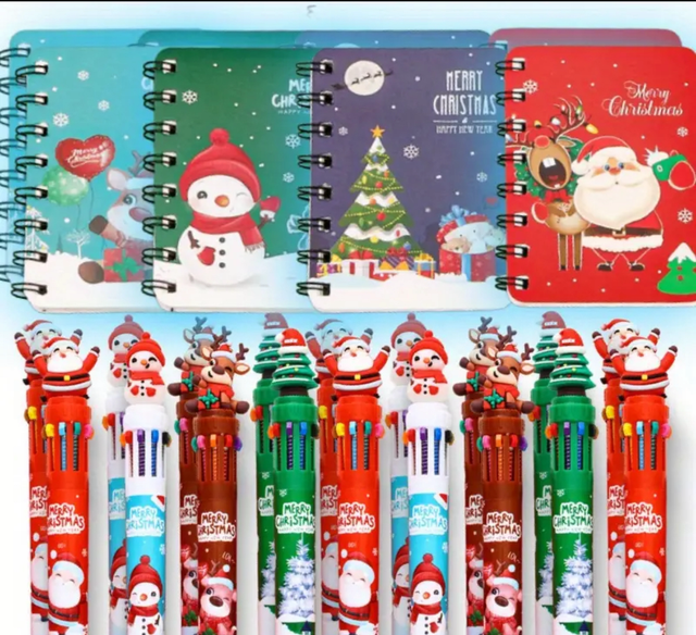 Xmas Notebook and Pen