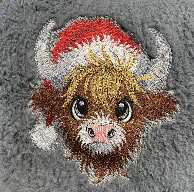 Blanket - Christmas Highland Cow