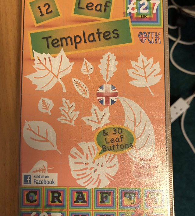 Leaves 12 x Leaf templates in various sizes