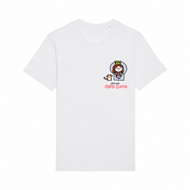 T-shirt Drama Queen 100% cotone