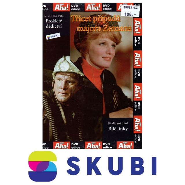DVD Třicet případů majora Zemana - 17. díl: rok 1960 Prokleté dědictví + 18. díl: rok 1961 Bílé linky - česky
