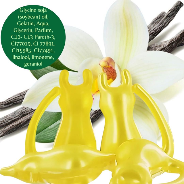 Perle de bain chat parfum Vanille