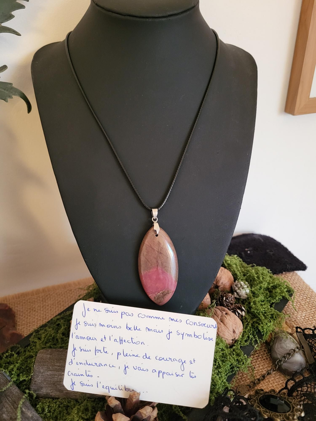 Pierre de l'âme : Rhodonite