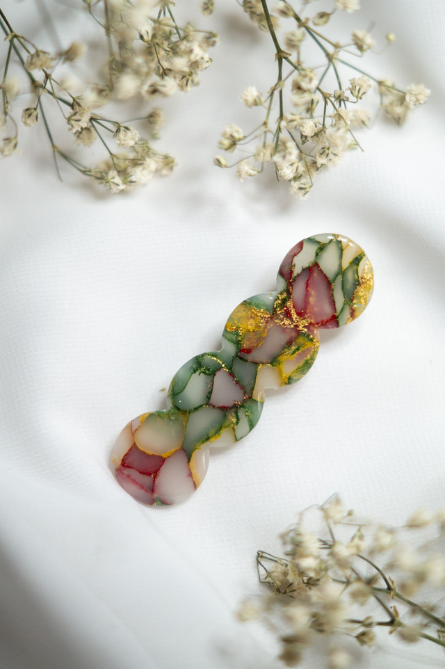 Coloris automne - Barrette nuage