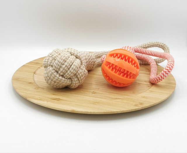 Ball am Seil (Zahnpflege & Spiel)