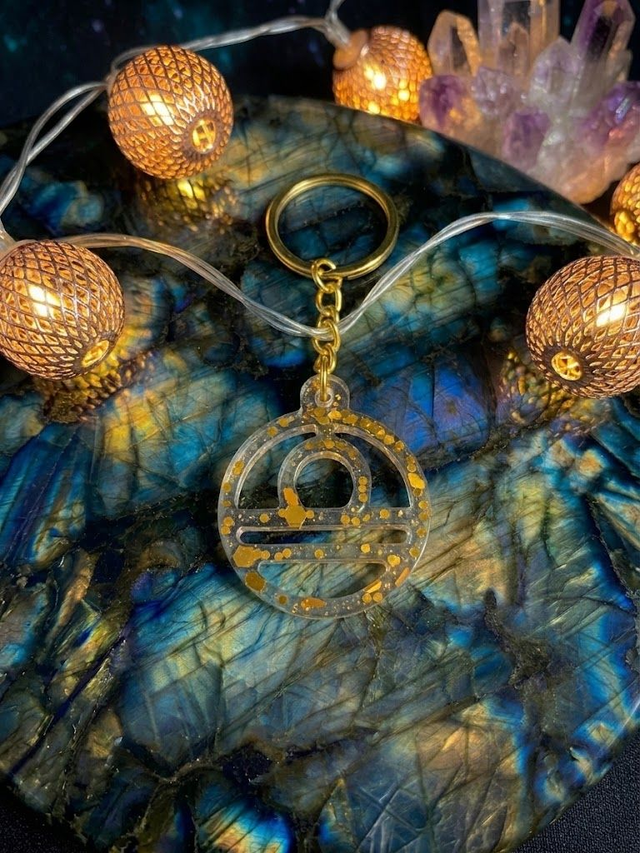 Porte clés Signe Astrologique OR
