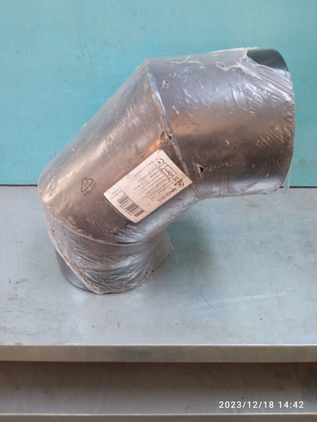 LIGNE+ coude 90° D150 NOIR - 2LEPCO90150NO 