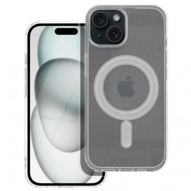 Coque silicone transparent MagSafe iPhone 15 Pro