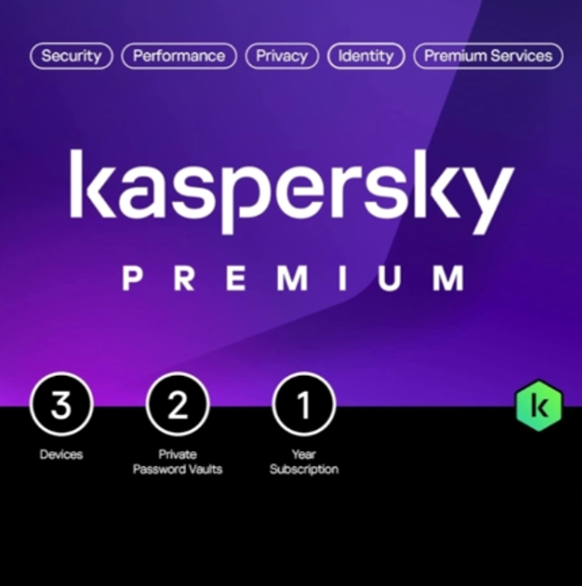 Kaspersky Premium - 3 apparaten - 1 jaar