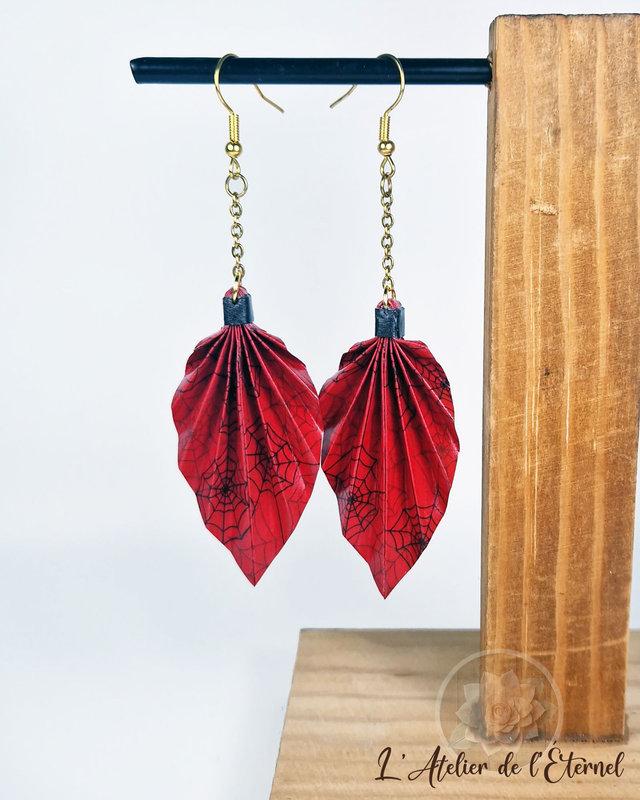 Boucles d'oreilles Leaf Halloween
