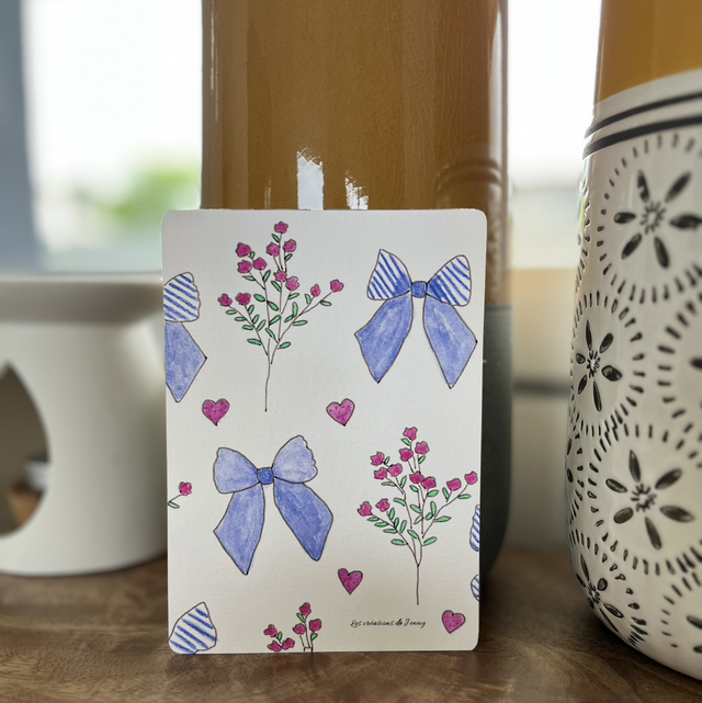 Des petits nœuds et des fleurs
