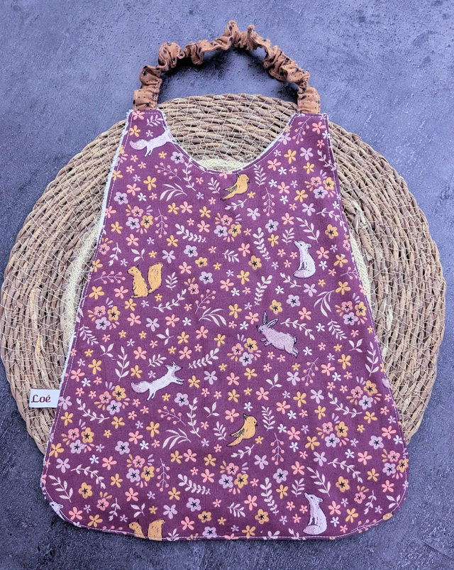 Serviette élastiquée animaux foret