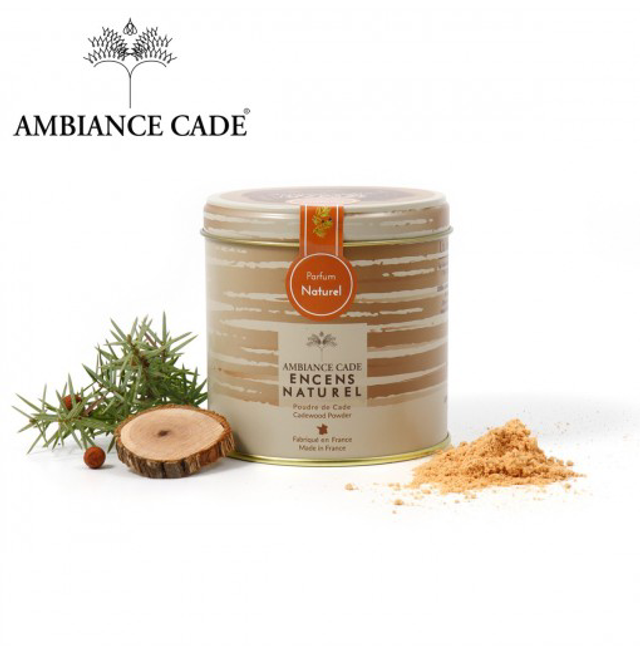 Boîte poudre de cade nature