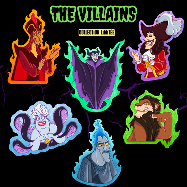 Sticker Pack - The Villains 