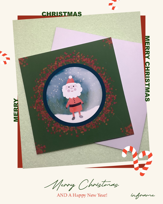CARTE DE NOEL : PERE NOEL