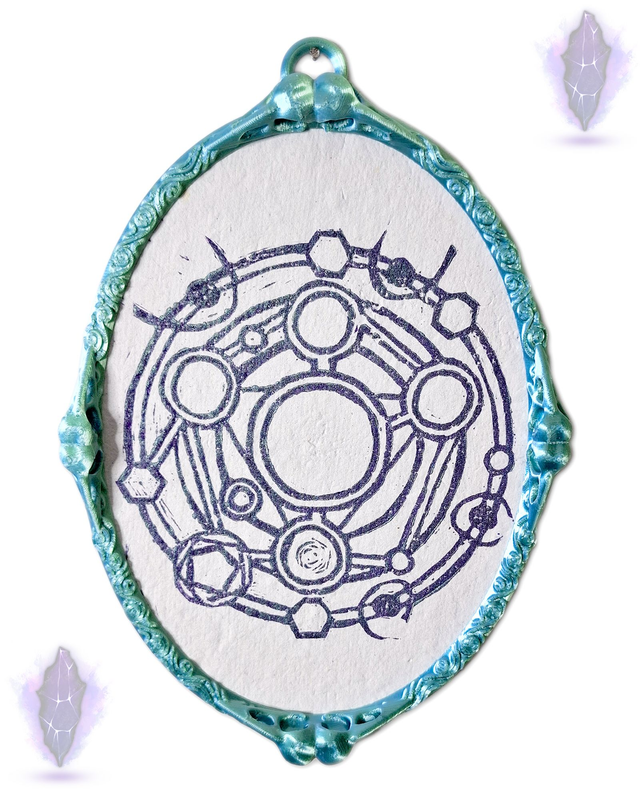 Linogravure | Prénom Alchimique