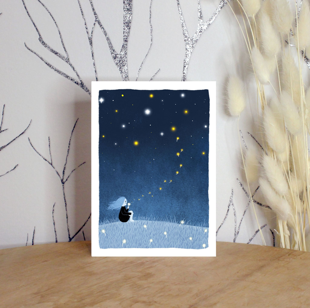 Carte postale "Dandelion wishes"