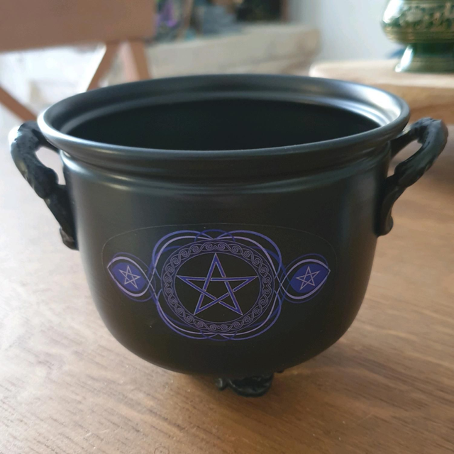 chaudron pentacle bleu