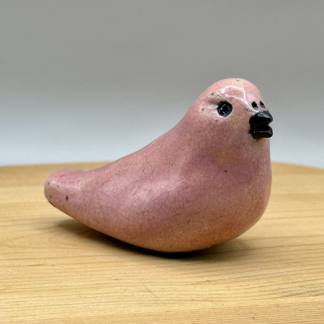 Small pink bird whistle