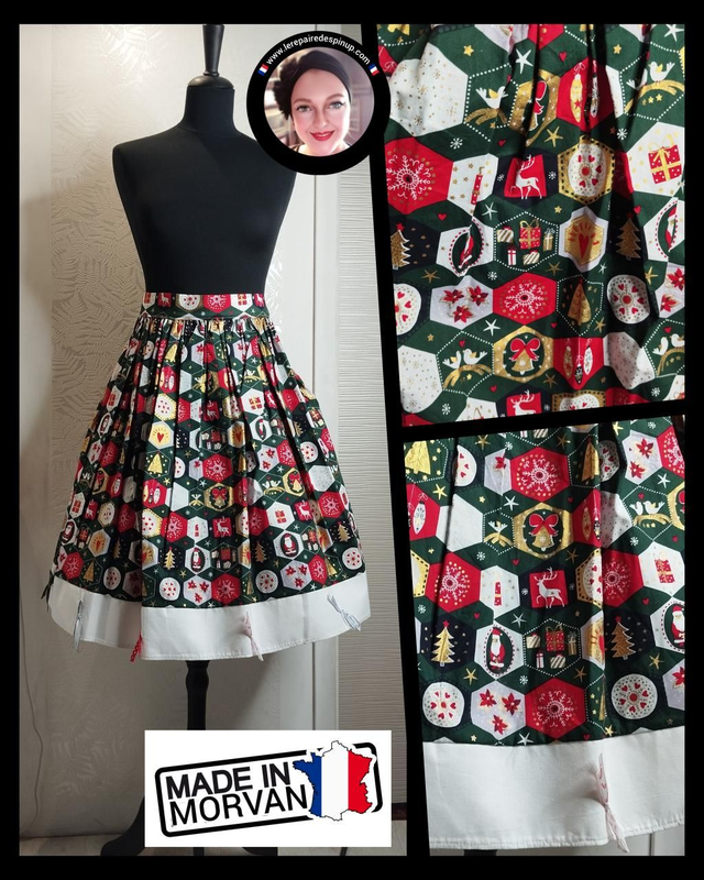 Jupe Modèle Verte Calendrier T44