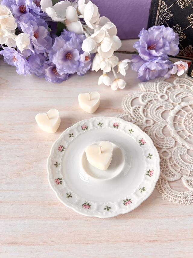 💜 Pack de 3 petits coeurs - parfum Douce Lueur ou Rose Ancienne