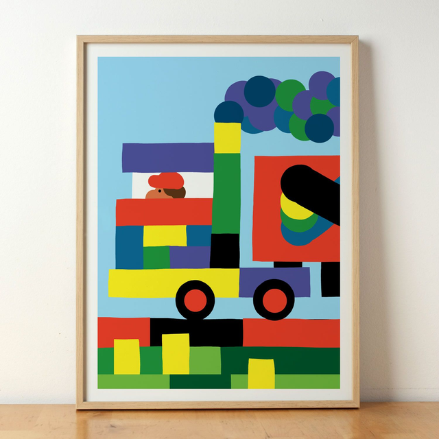 Camion - Affiche 30x40 cm