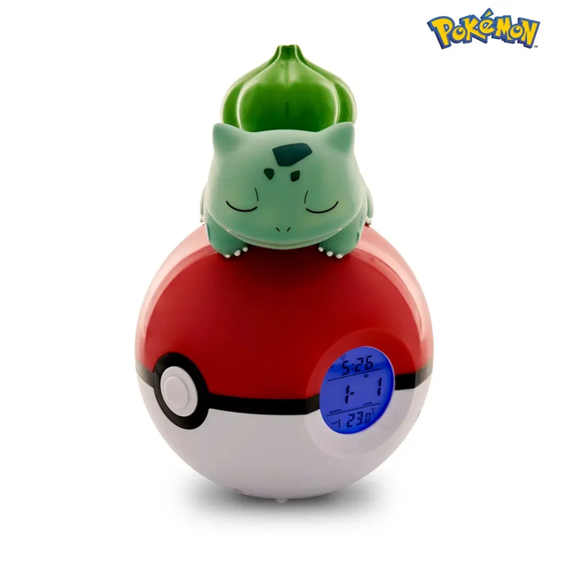 Bulbasaur Pokeball - Pokémon - Sveglia con Lampada LED 🌿⏰