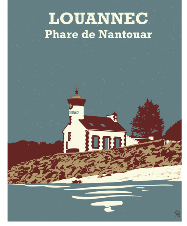 Louannec le phare de Nantouar 