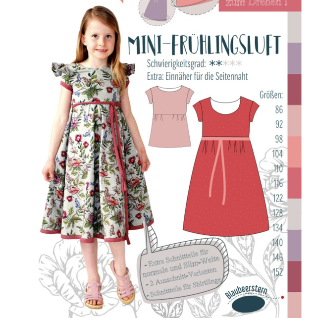 Schnittmuster Mini Frühlingsluft