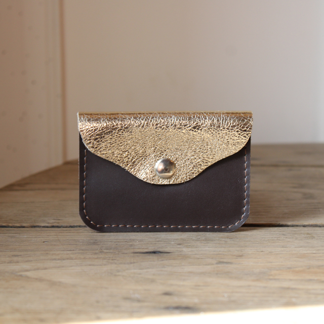 Mini pochette bicolore